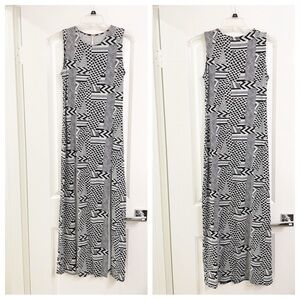 Poof high slit maxi dress